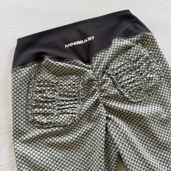 MINIBEAST Black and Gray Patterned Leggings - Picture 1 of 6